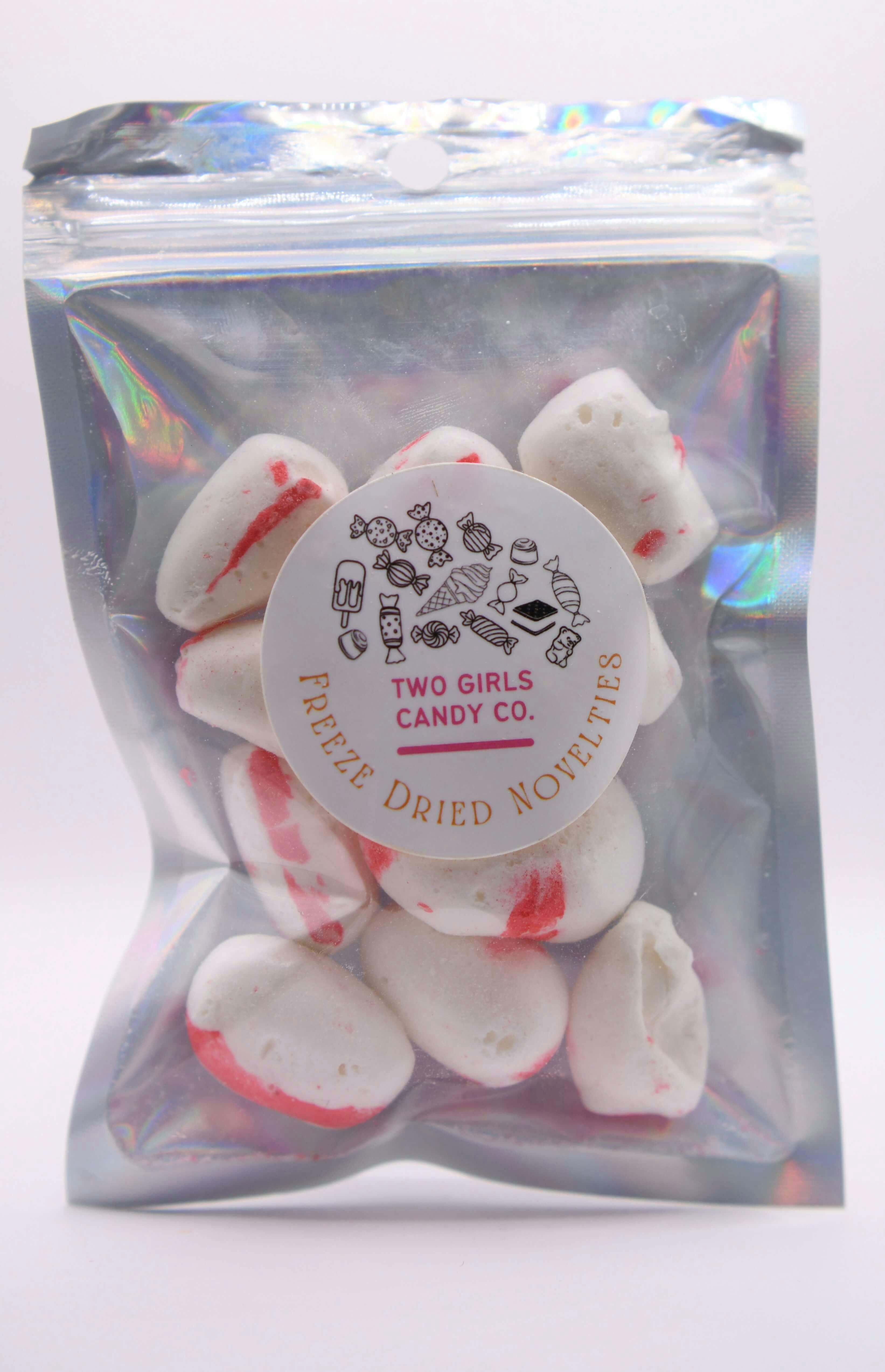Freeze Dried Peppermint Salt Water Taffy - undefined - Two Girls Candy Co