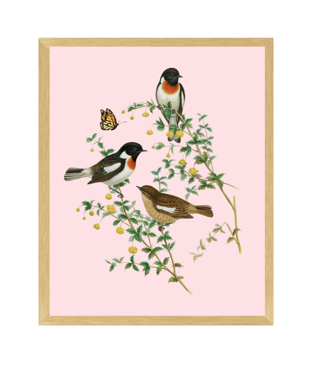 Birds on Branches Vintage Print - Digital Download - undefined - bright side girl shoppe