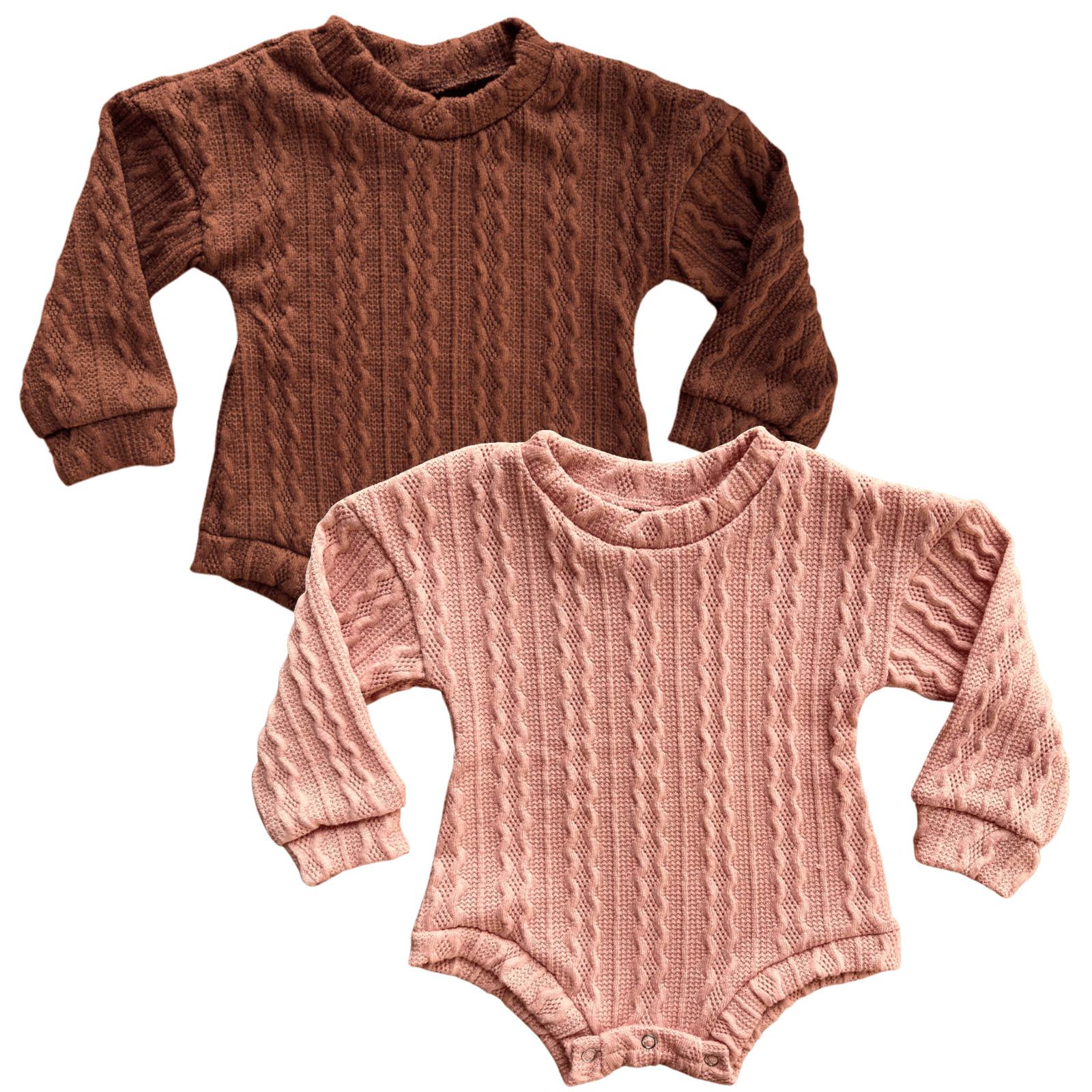 Soft Knit Baby & Toddler Long Sleeve Bodysuit Sweater - undefined - Rocket Bug