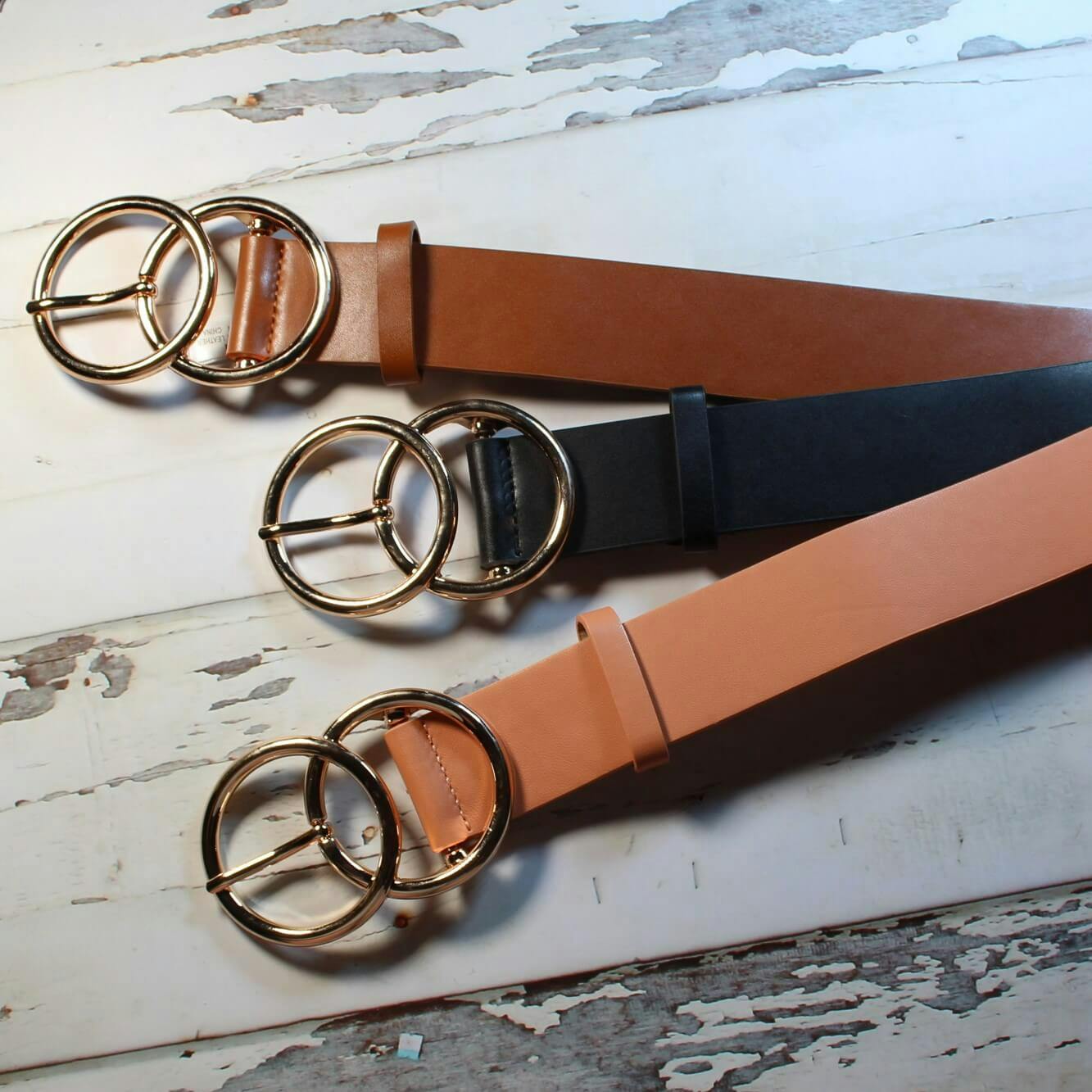 Chic Double Buckle Belt - undefined - Just the Lux