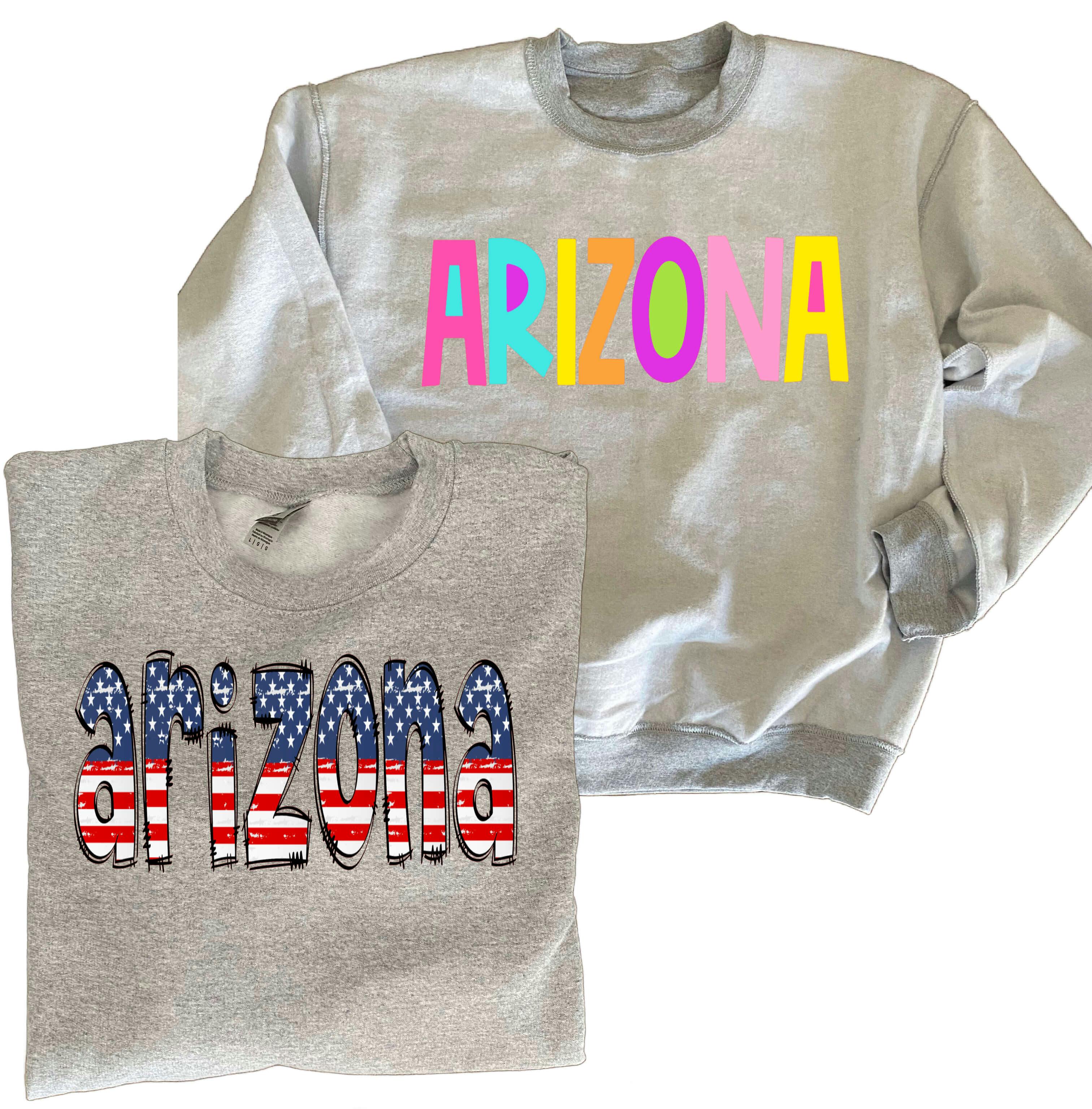 Reversible State Name Sweatshirt - undefined - The Sassy Seamstress